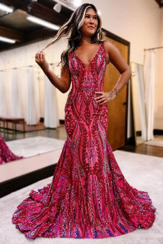 Deal of the Day luxury dressGorgeous Mermaid V Neck Sequins Long Prom Dresses Y7186 Deal of the Day luxury dressGorgeous Mermaid V Neck Sequins Long Prom Dresses Y7186