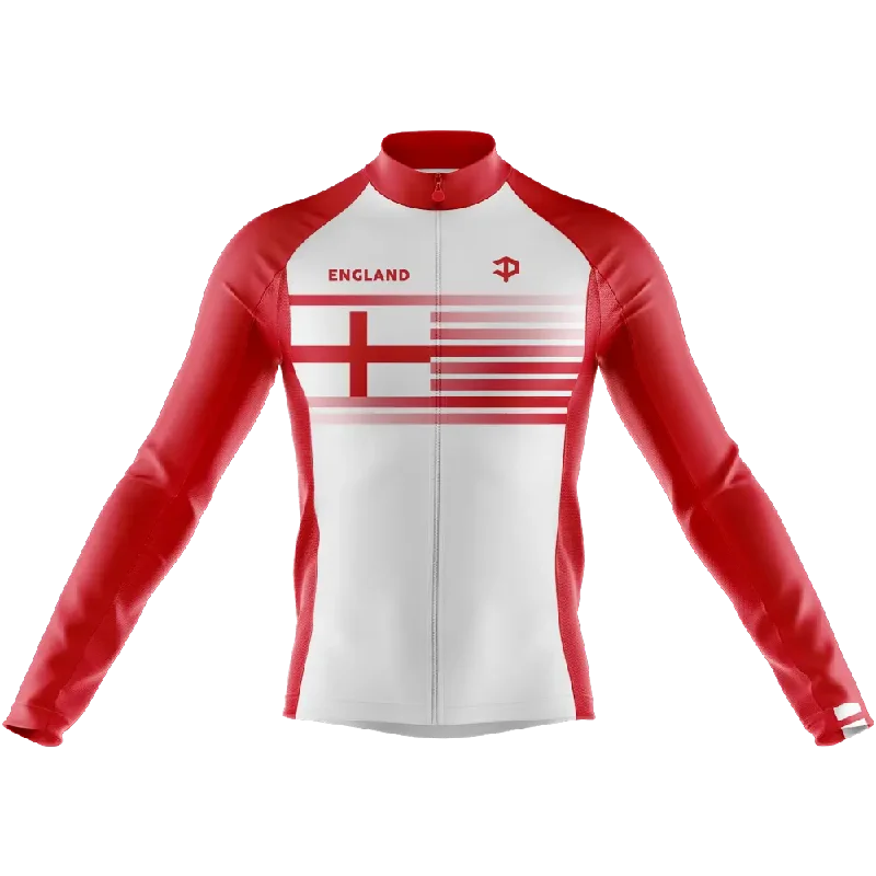 lightweight workout sweatshirtEngland V3 Long Sleeve Cycling Jersey