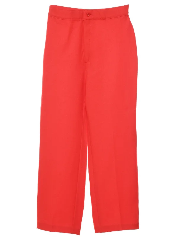 The Best Prices sporty outerwearRed JC Penny Trousers - W28 L27