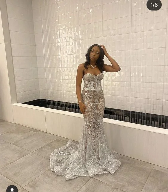 Flash Deals draped dressLuxurious Silver Mermaid Evening Dress,Silver Prom Dress Y6649 Flash Deals draped dressLuxurious Silver Mermaid Evening Dress,Silver Prom Dress Y6649