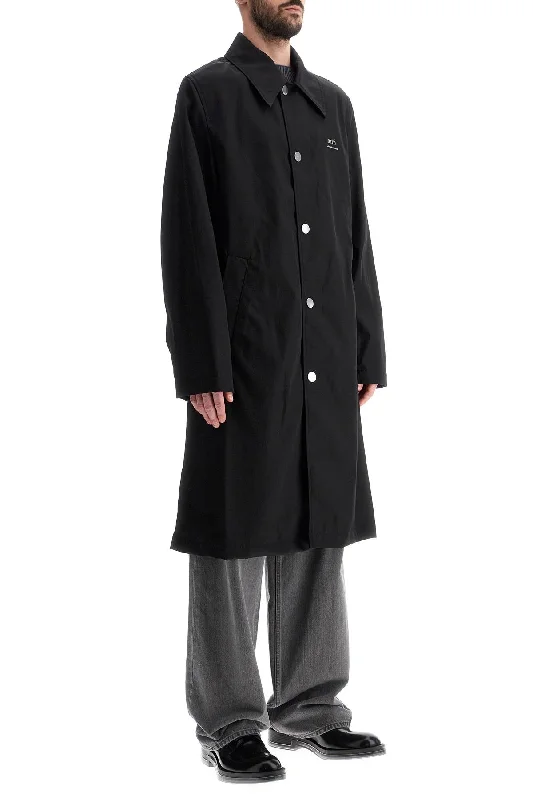 Limited Availability sporty outerwearAmi Alexandre Matiussi Unisex Car Coat Made Of Nylon And Cotton