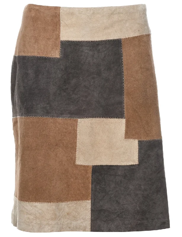 Unmissable Offer casual coatA-Line Suede Skirt - L