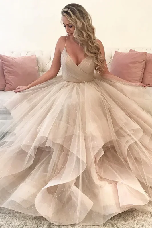 Don’t Miss Out midi dressPrincess Straps Pleated Long Prom Formal Dress