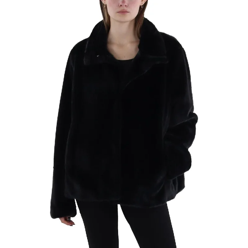 Special Savings retro coatWomens Faux Fur Cold Weather Faux Fur Coat