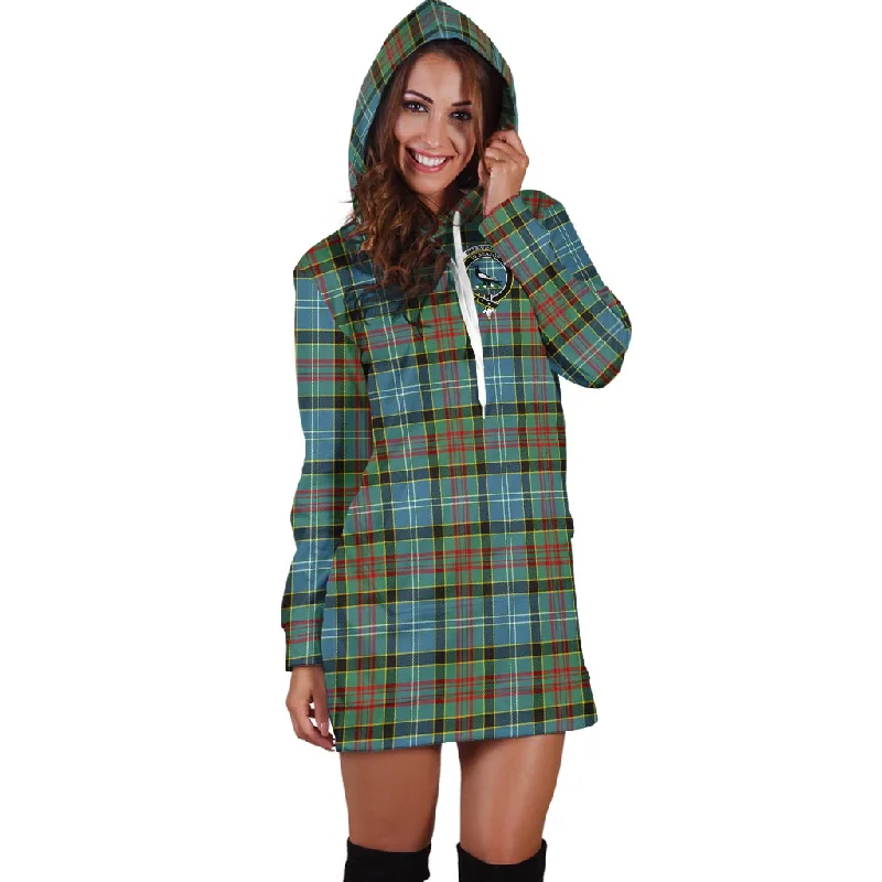 New Markdowns Walkinshaw Tartan Hoodie Dress with Family Crest