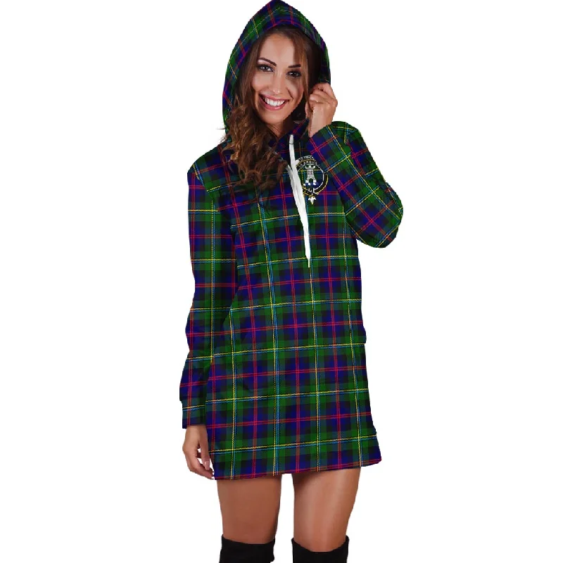 Price Drop Alert Malcolm Tartan Hoodie Dress with Family Crest