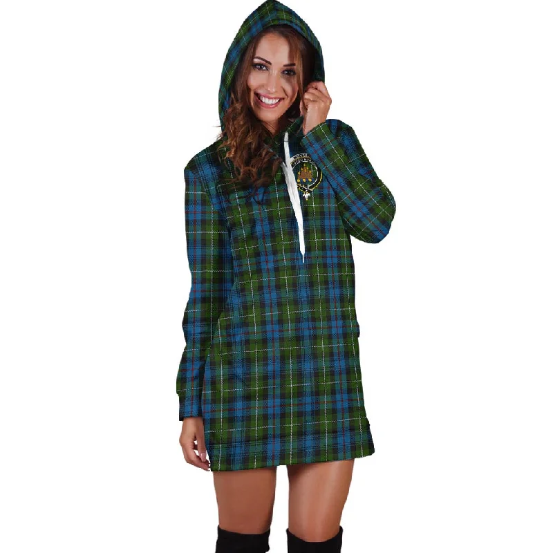 Price Slash Mackenzie (Mckenzie) Tartan Hoodie Dress with Family Crest