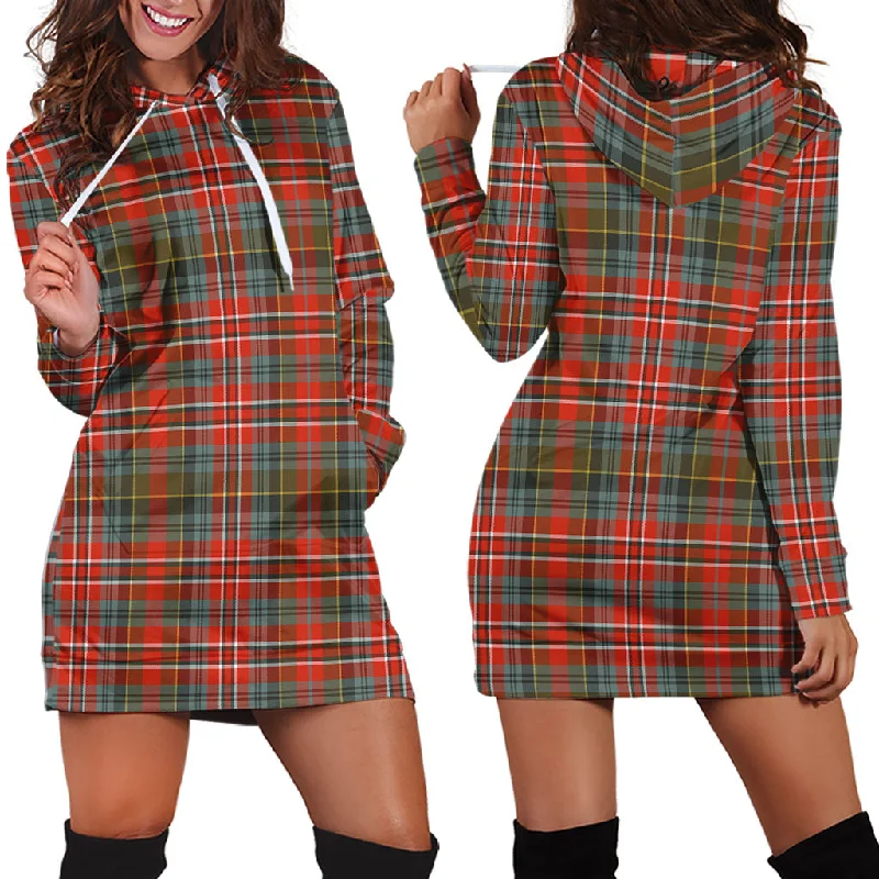 While Supplies Last MacPherson Weathered Tartan Hoodie Dress