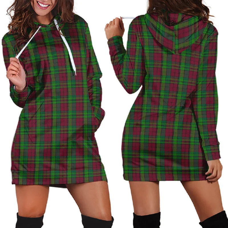 Final Clearance Pope of Wales Tartan Hoodie Dress