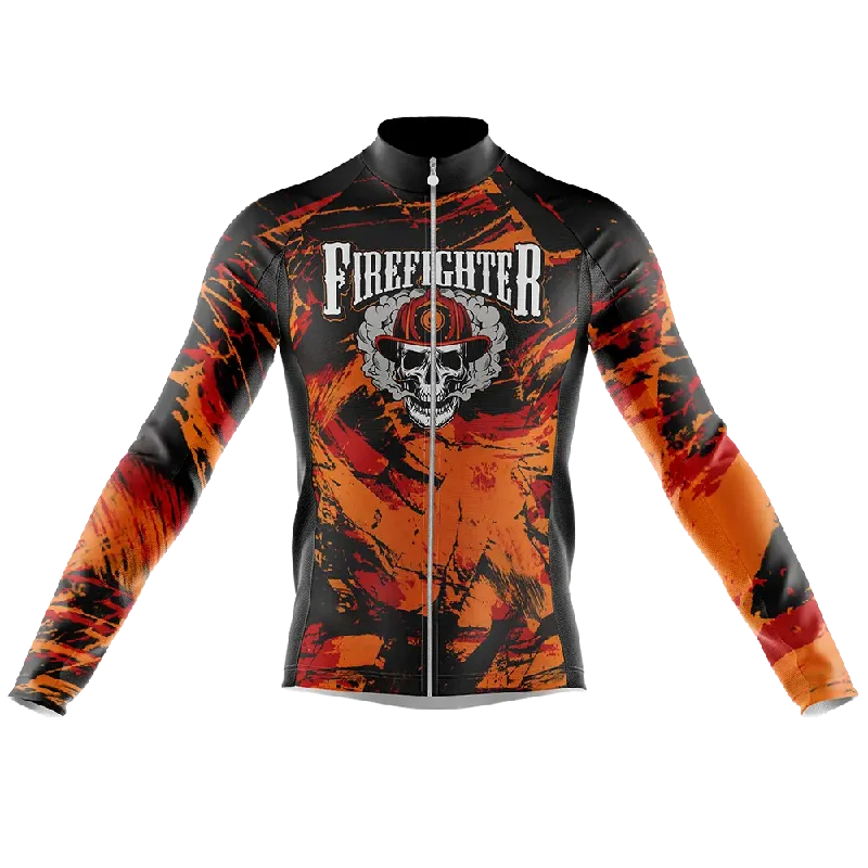 Steals and Deals warm workout hoodieFirefighter V2 Long Sleeve Cycling Jersey