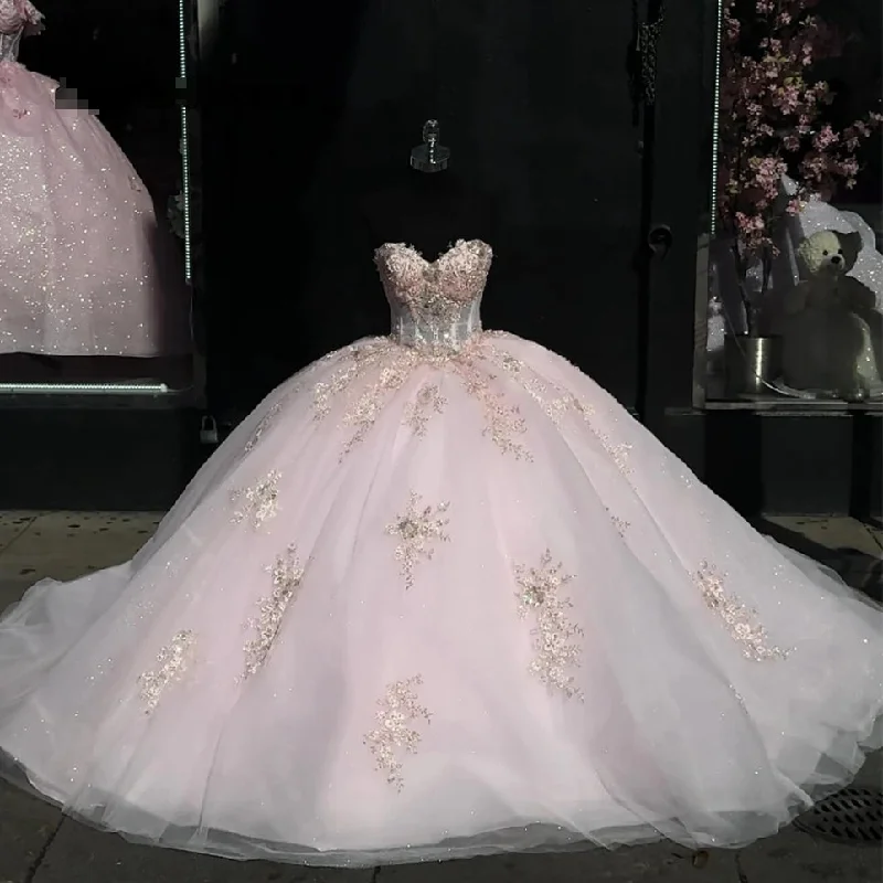 Fantastic Offers sleeveless dressCute Light Pink Wedding Lace Applique Ball Gown Quinceanera Dresses 2024 Beaded Sweet 16 Dress Birthday Vestido De 15 Anos Fantastic Offers sleeveless dressCute Light Pink Wedding Lace Applique Ball Gown Quinceanera Dresses 2024 Beaded Sweet 16 Dress Birthday Vestido De 15 Anos