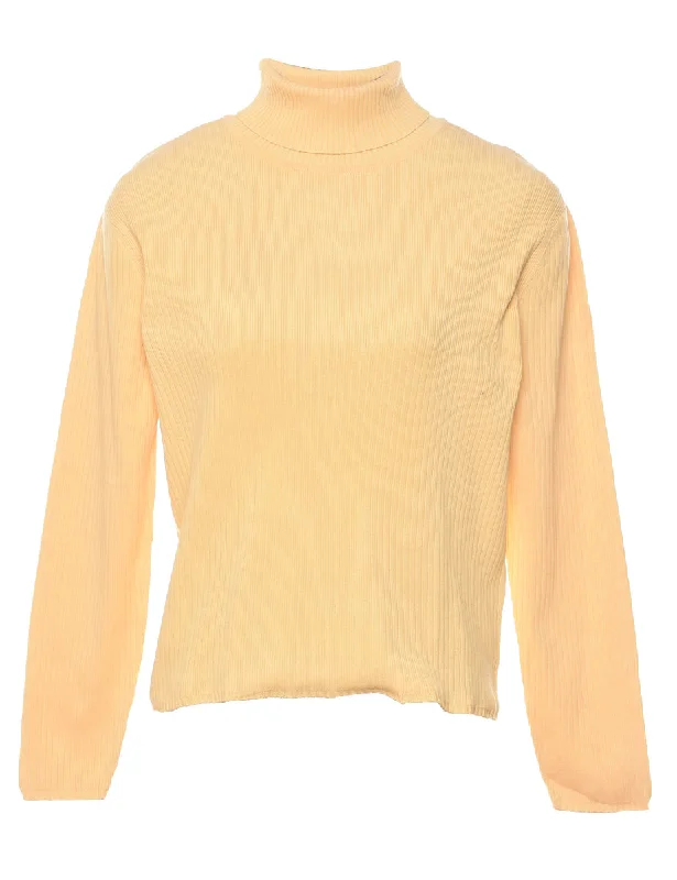 Weekend Deal insulated trench coatYellow Turtleneck Jumper - M