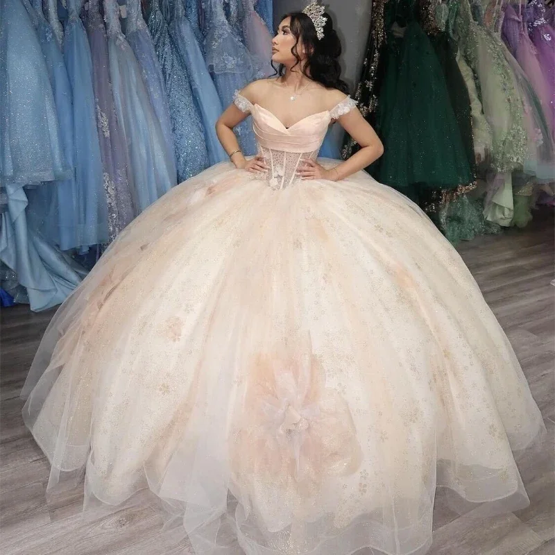 Seasonal Sale casual slip dressLight Champagne Princess Quinceanera Dresses Applique Flower Beads Tull Corset Sweet 16 Dress Vestidos De 15 Anos Birthday Seasonal Sale casual slip dressLight Champagne Princess Quinceanera Dresses Applique Flower Beads Tull Corset Sweet 16 Dress Vestidos De 15 Anos Birthday