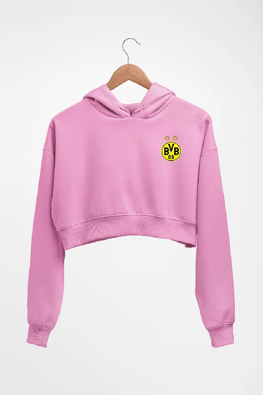 Hot Deal stylish hoodieBorussia Dortmund Crop HOODIE FOR WOMEN