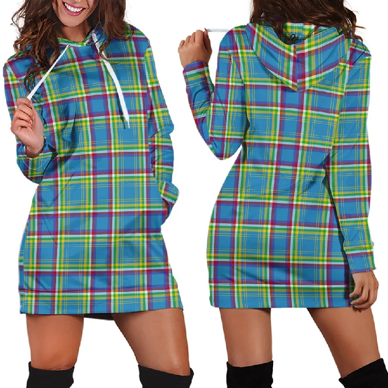 Loyalty Reward Yukon Territory Canada Tartan Hoodie Dress