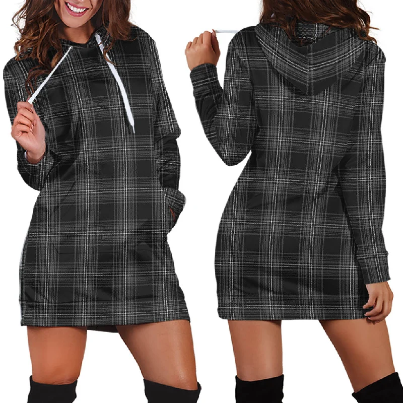 Epic Deals Stewart Mourning Tartan Hoodie Dress