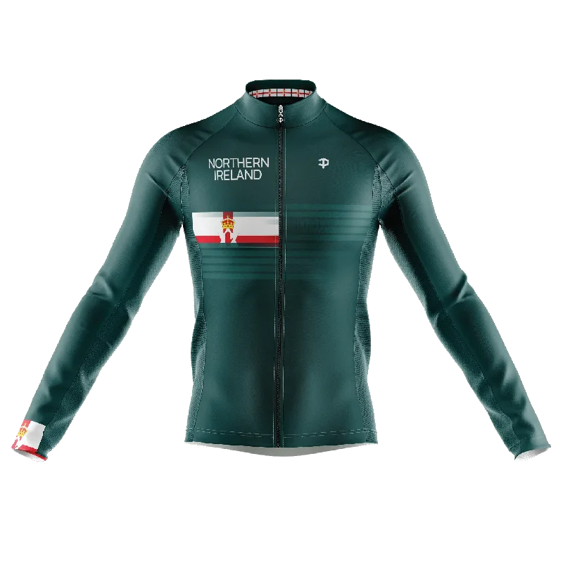 streetwear gym sweatshirtNorthern Ireland V3 Long Sleeve Cycling Jersey