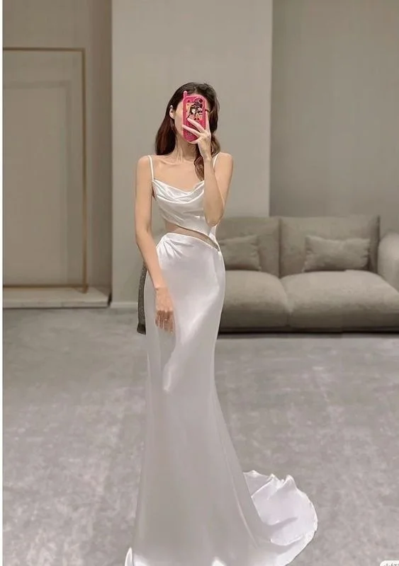 Unmissable Offer floral midi dressClassy White Spaghetti Straps Prom Dress,White Bridal Dress Y7187 Unmissable Offer floral midi dressClassy White Spaghetti Straps Prom Dress,White Bridal Dress Y7187