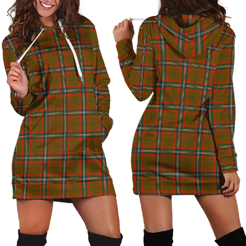 Limited Stock Seton Hunting Modern Tartan Hoodie Dress