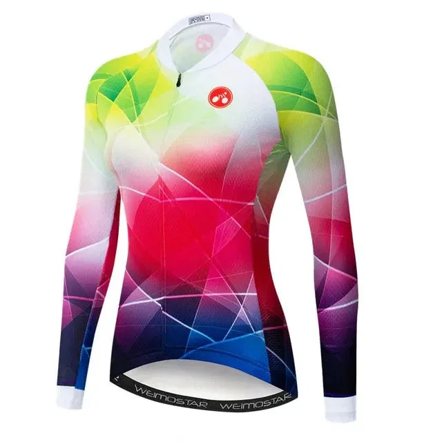 high-performance athletic hoodieTri-Angles Women's Long Sleeve Cycling Jersey