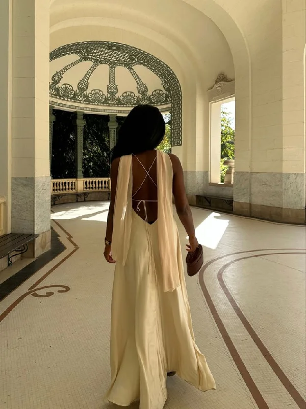 Exclusive Deal oversized dressSimple Long Silk White Bridal Dress,White Prom Dress Y7238 Exclusive Deal oversized dressSimple Long Silk White Bridal Dress,White Prom Dress Y7238