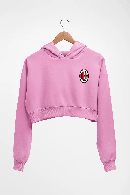 Friends and Family Sale graphic hooded sweatshirtA.C. Milan Crop HOODIE FOR WOMEN
