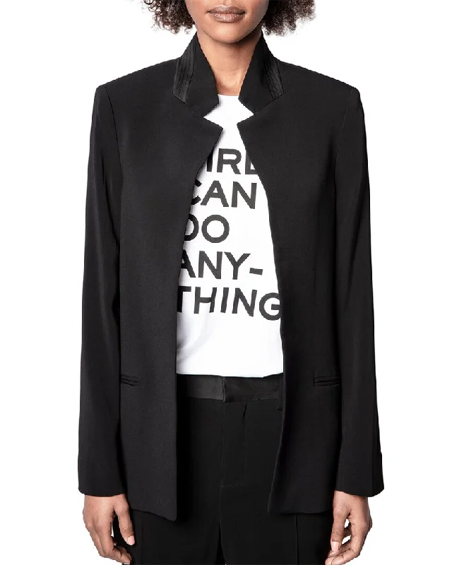 Price Meltdown wool coatZadig & Voltaire Volly Crepe Veste Permanent Blazer