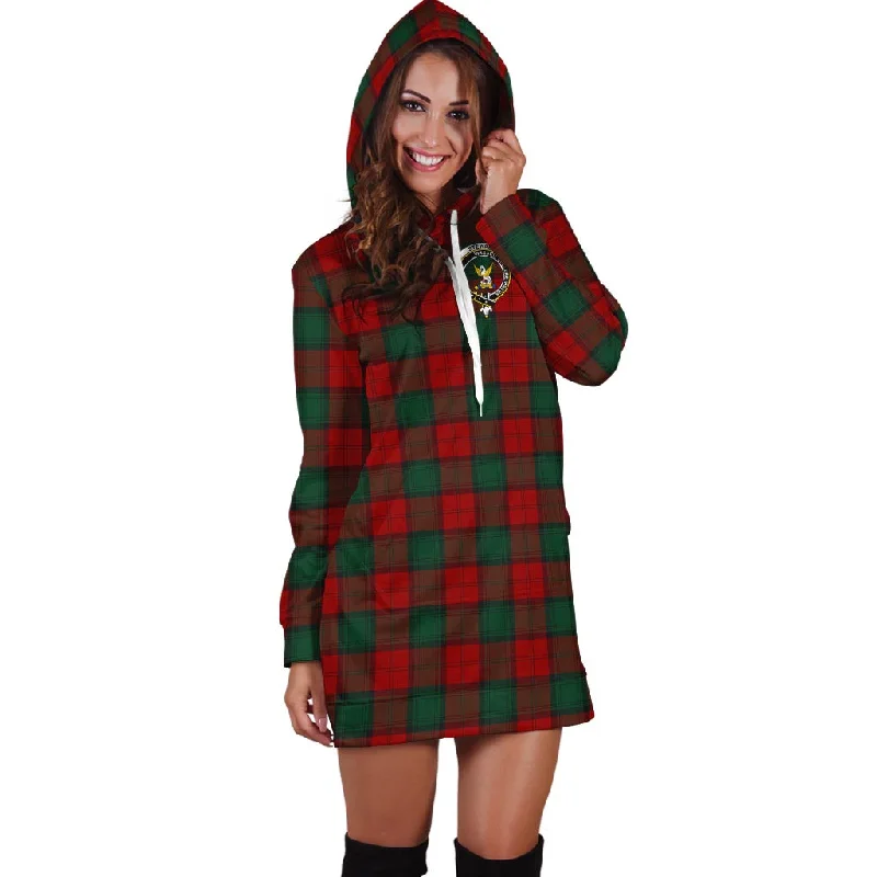 Overstock Stewart of Atholl Tartan Hoodie Dress with Family Crest