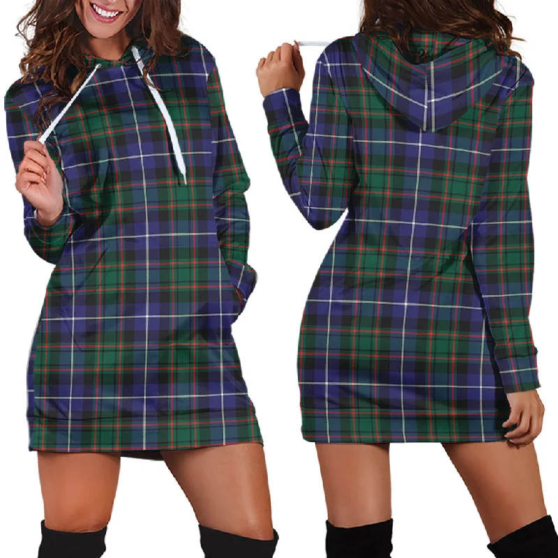 Year-End Sale MacRae Hunting Modern Tartan Hoodie Dress