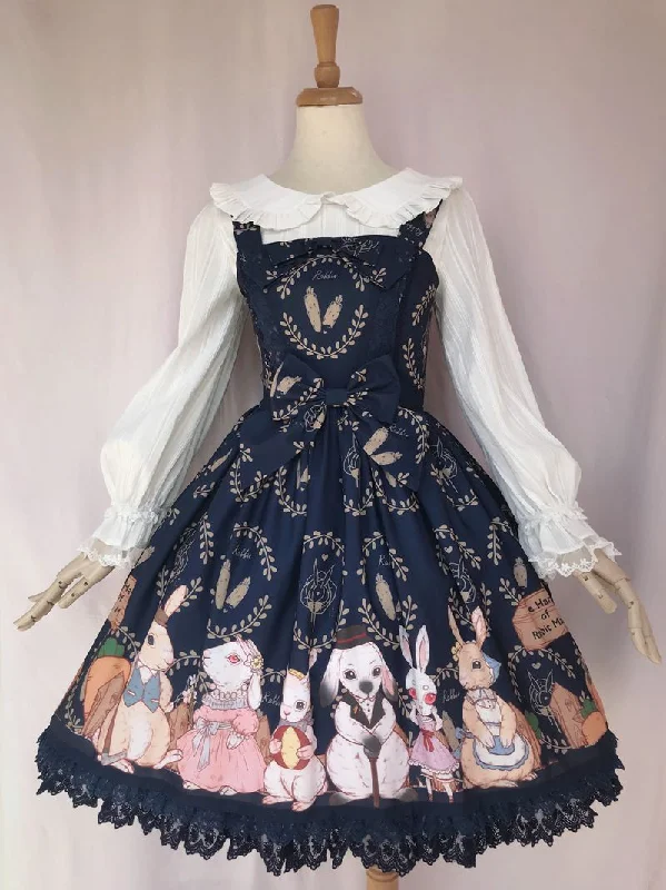 Early Access off-shoulder dressYilia~Harvest Time At Rabbit Farm~Lolita JSK Dress