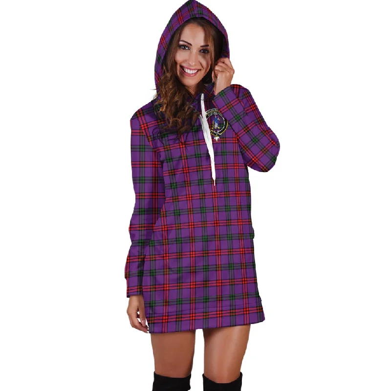 Daily Deals Montgomery Tartan Hoodie Dress with Family Crest
