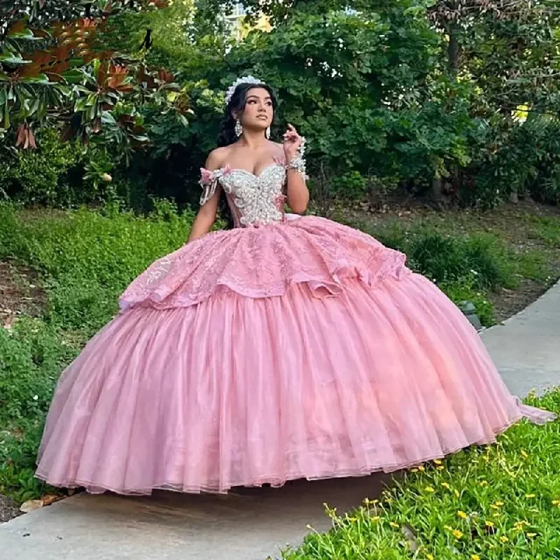 Epic Deals casual knit dressPink Off The Shoulder Lace Ruffles Mexican Quinceanera Dress Ball Gown Beading Tassel Crystal Corset Vestidos De XV Anos Epic Deals casual knit dressPink Off The Shoulder Lace Ruffles Mexican Quinceanera Dress Ball Gown Beading Tassel Crystal Corset Vestidos De XV Anos