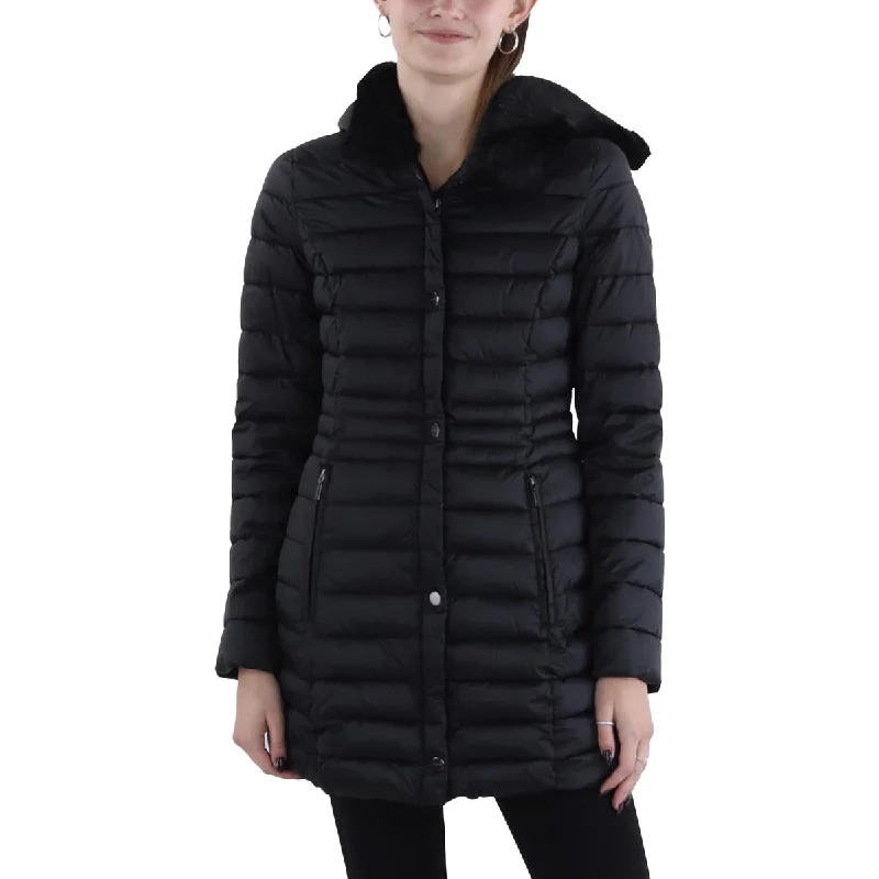 Year-End Sale cold weather jacketWomens Hooded Long Puffer Jacket