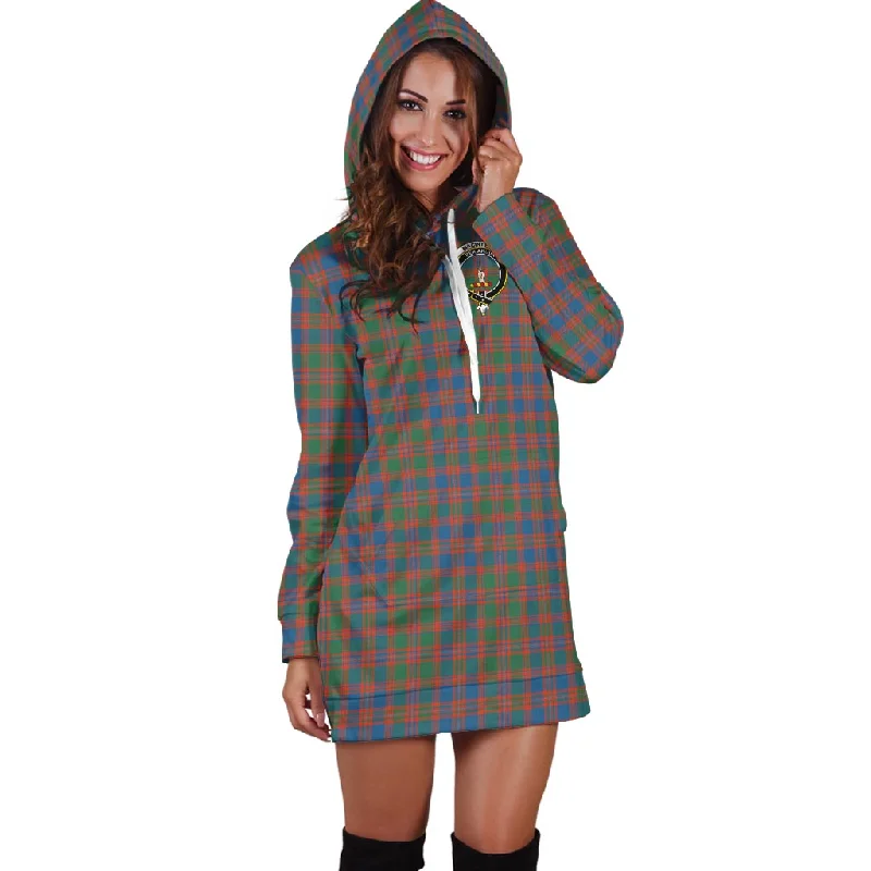 The Best Prices MacIntyre Ancient Tartan Hoodie Dress with Family Crest