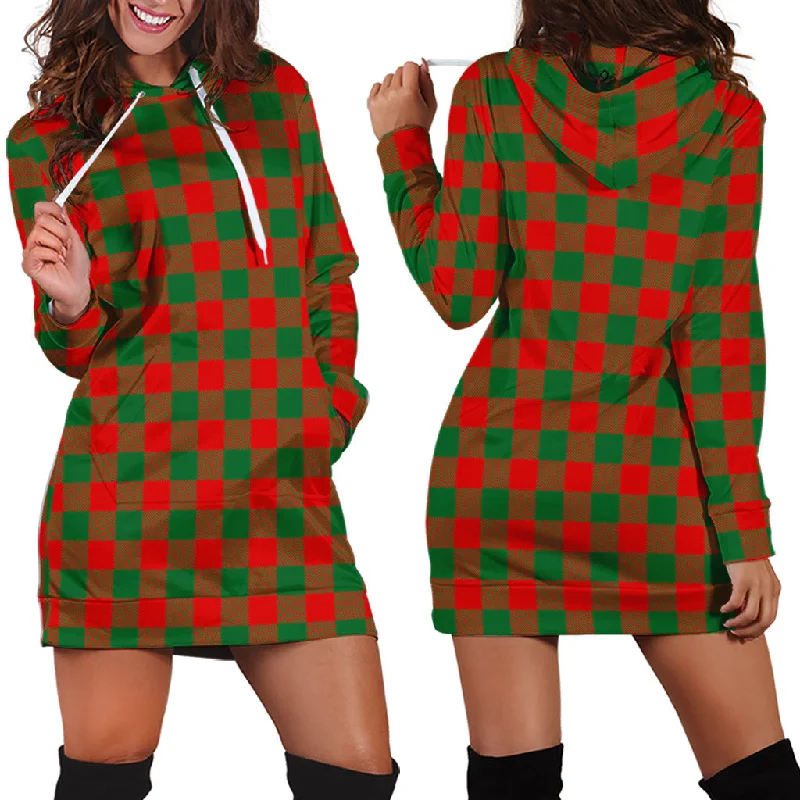 Amazing Deals Moncrieff Modern Tartan Hoodie Dress