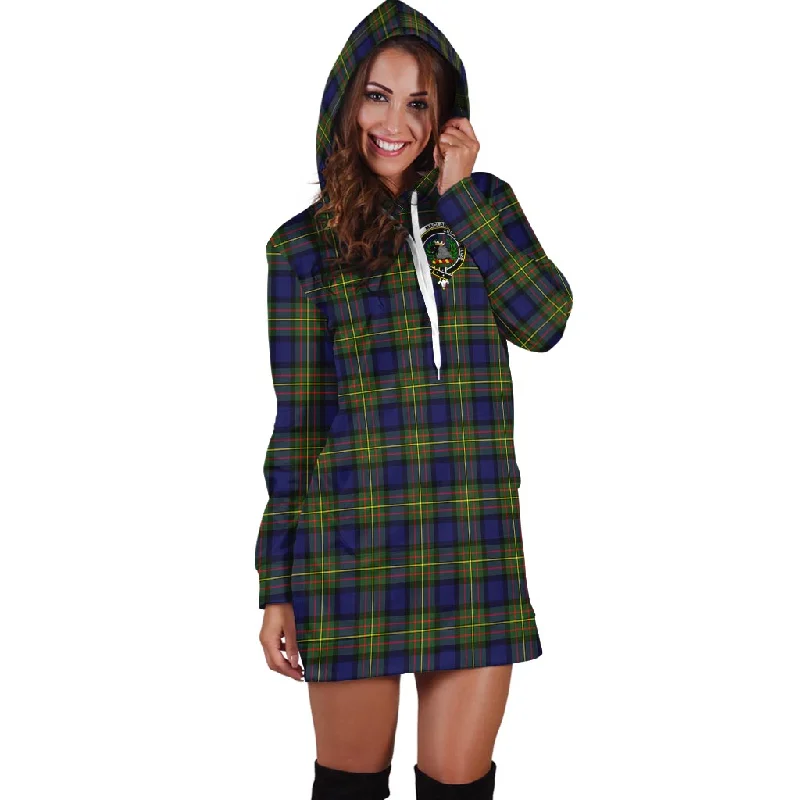 Epic Deals MacLaren Modern Tartan Hoodie Dress with Family Crest
