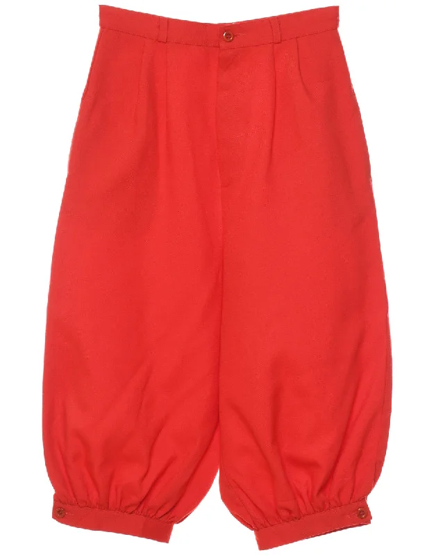 New Markdowns insulated coatRed Cropped Trousers - W26 L17
