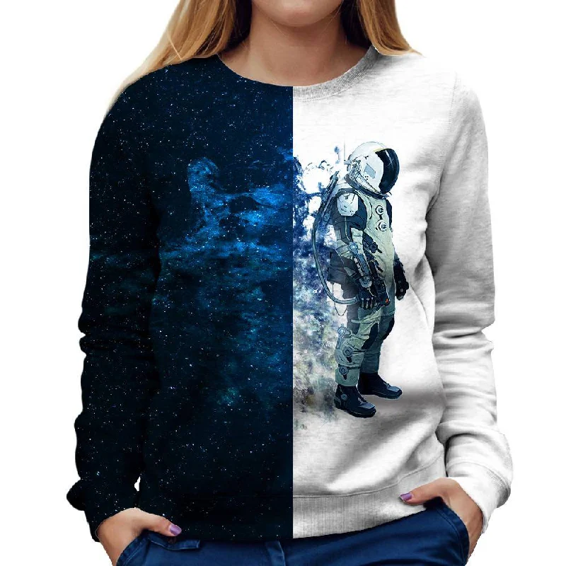 workout-ready hoodieAstronauts Are Always In Space Womens Sweatshirt