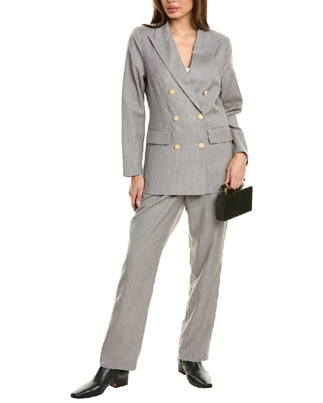 chic coatPascale La Mode 2Pc Blazer & Pant Set