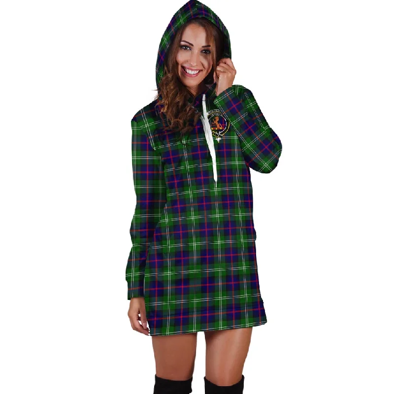 Deal of the Week Sutherland Tartan Hoodie Dress with Family Crest