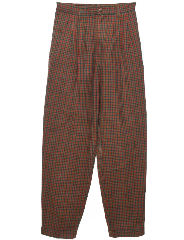 Flash Sale versatile coatChecked Multi-Colour Trousers - W26 L29