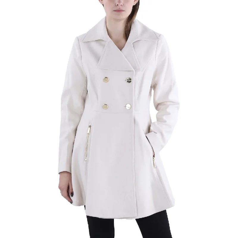 Deal Zone fitted trench coatWomens Wool Blend Midi Pea Coat
