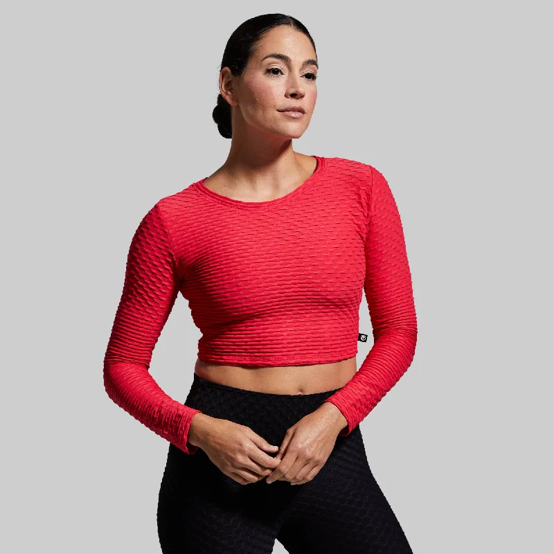 Reduced Prices minimalist hoodieSummit Crop Top (Electric Punch)