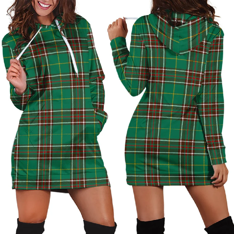 Stock Up and Save Newfoundland And Labrador Province Canada Tartan Hoodie Dress