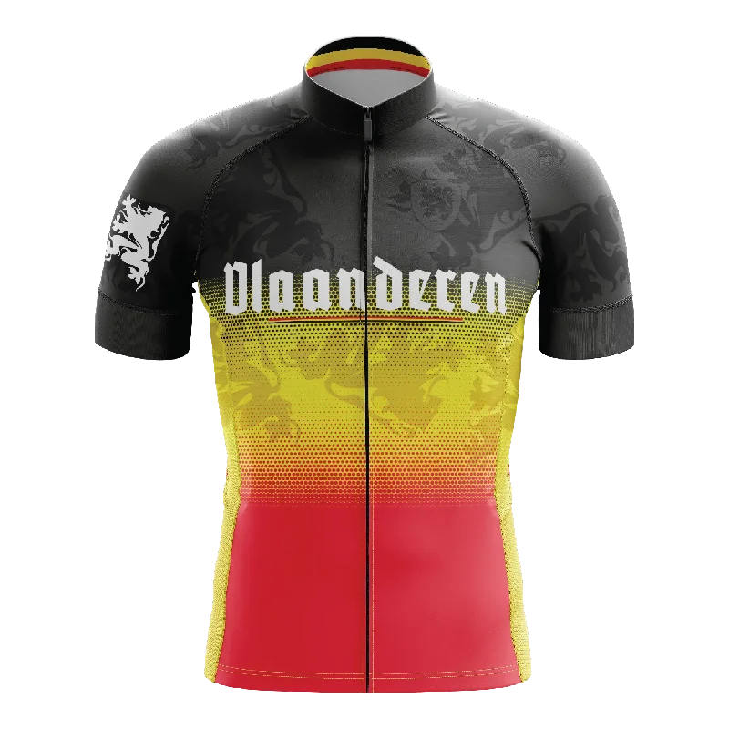 fitted workout hoodieVlaanderen Flanders S4 Short Sleeve Cycling Jersey