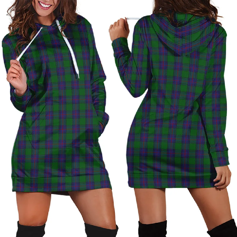 Price Slash Shaw Tartan Hoodie Dress