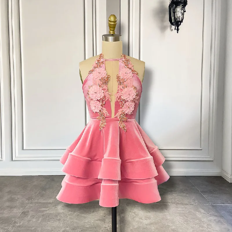Early Access floral dressCute Halter Sleeveless Beaded Embroidery Formal Occasion Short Prom Dresses Birthday Party Gowns For Women Luxury Early Access floral dressCute Halter Sleeveless Beaded Embroidery Formal Occasion Short Prom Dresses Birthday Party Gowns For Women Luxury