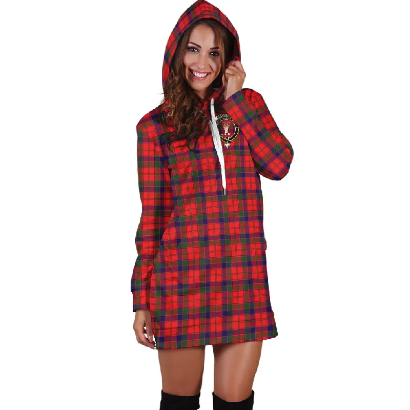 Fantastic Deals Robertson Modern Tartan Hoodie Dress with Family Crest