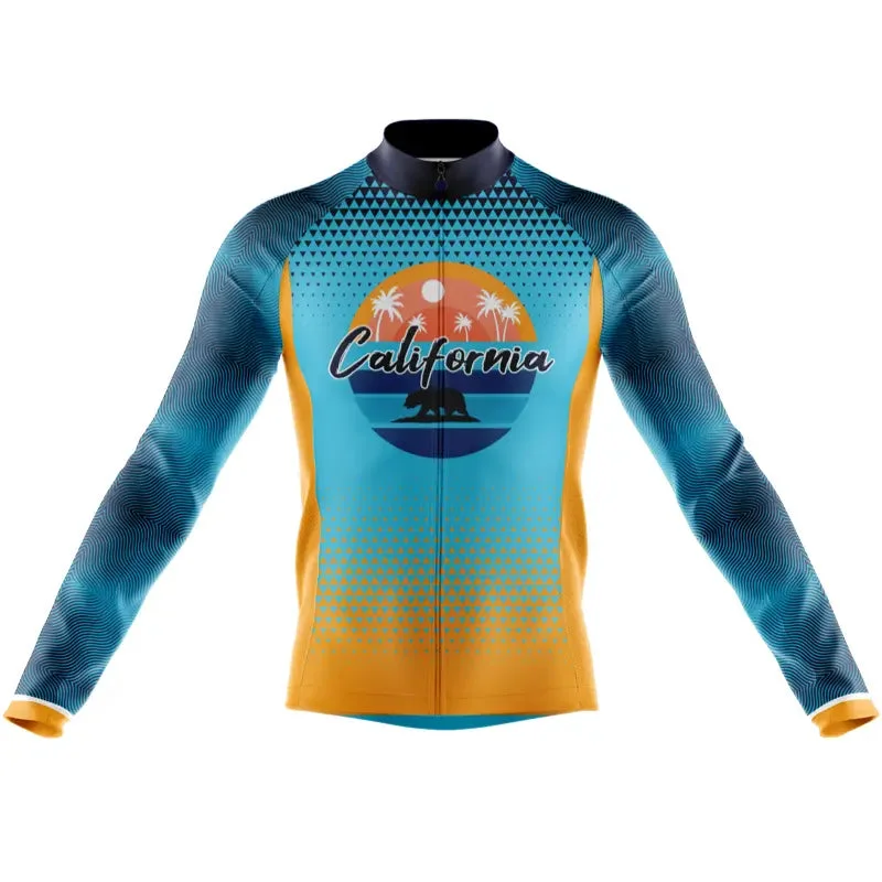 classic gym sweatshirtCalifornia V7 Long Sleeve Cycling Jersey