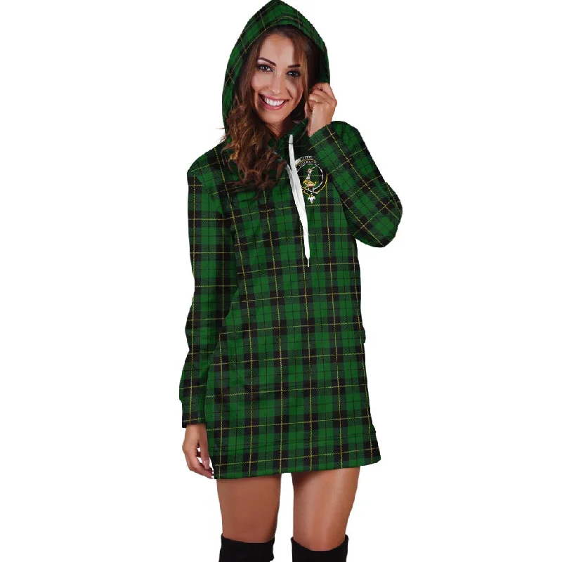 Shop and Save Wallace Hunting Tartan Hoodie Dress with Family Crest
